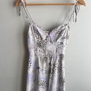 Wilfred Textured Knit in Gray and Lavender